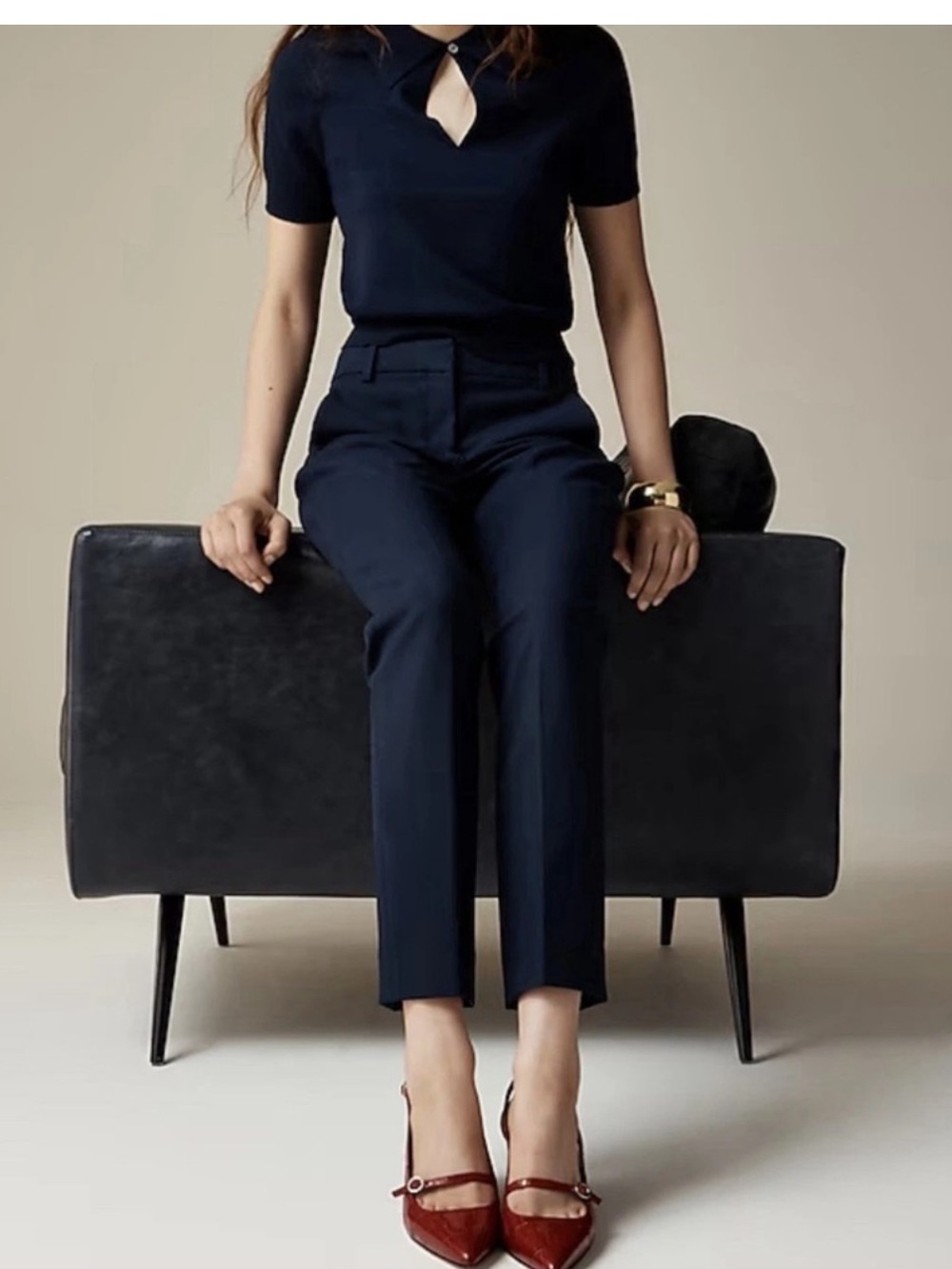 J. Crew Collection Women's Cameron Carreman France Trousers stretch Pants 4
